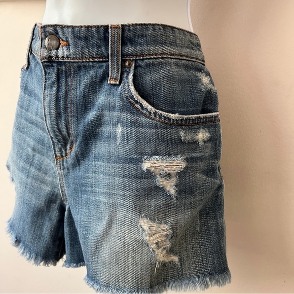 Joe’s Jeans Cutoff Distressed Denim Shorts Size 29 - Picture 7 of 14
